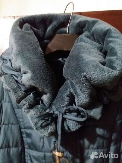 Стеганное пальто