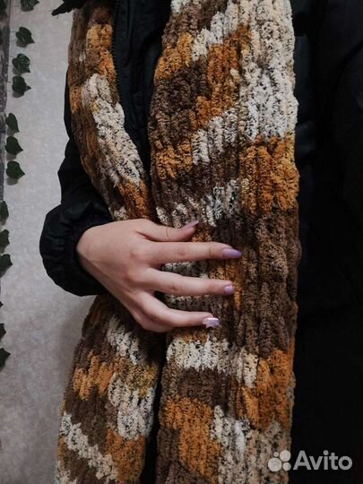 Шарф длинный