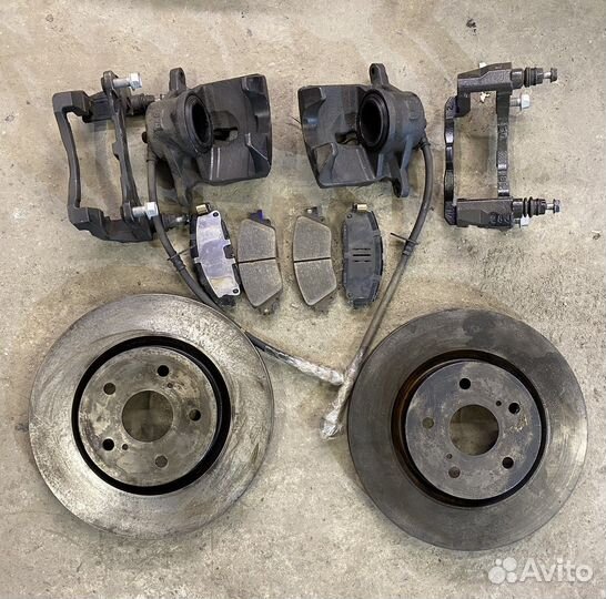 Комплект тормозов toyota camry 70
