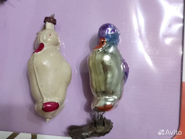 Елочные игрушки СССР. Серая шейка