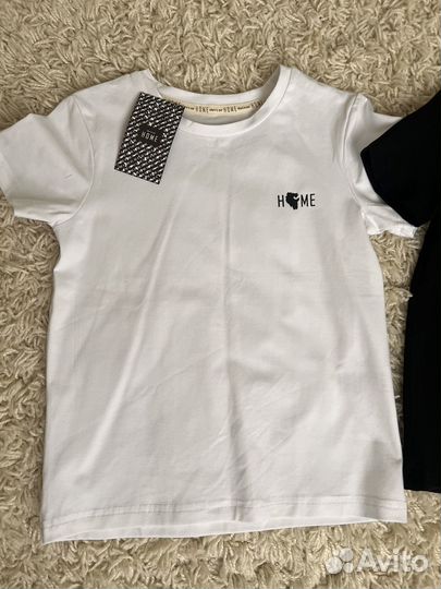 Футболка home р.116 белая