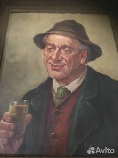 Картина. Старик. Подарок