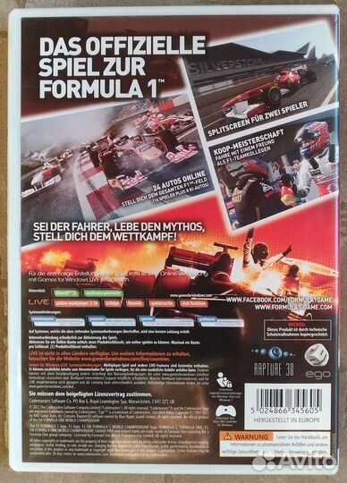 Компьютерная игра игра Formula 1 2011 PC DVD