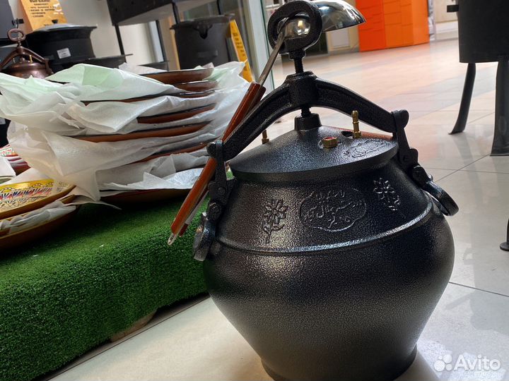 Афганский казан 15 литров сб черный