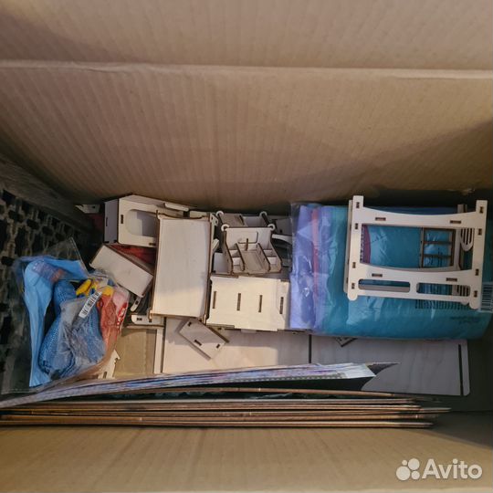 Кукольный домик с мебелью новый