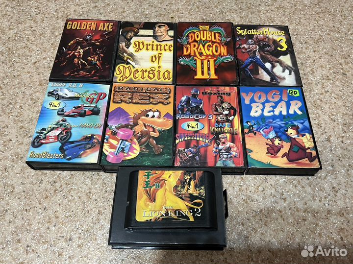 Картриджи для sega