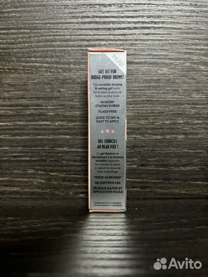 Гель для бровей benefit 24-HR brow setter mini