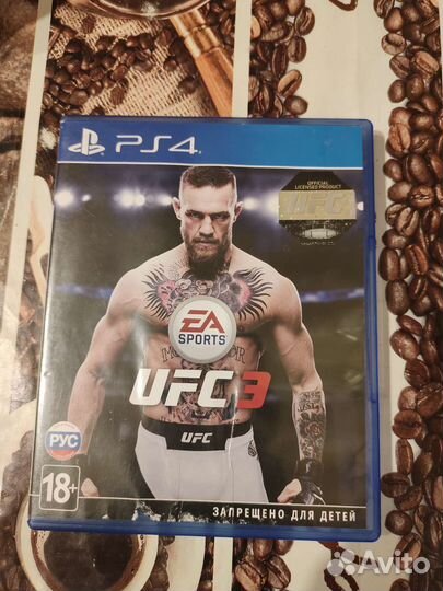 Диск для ps4 ufc3