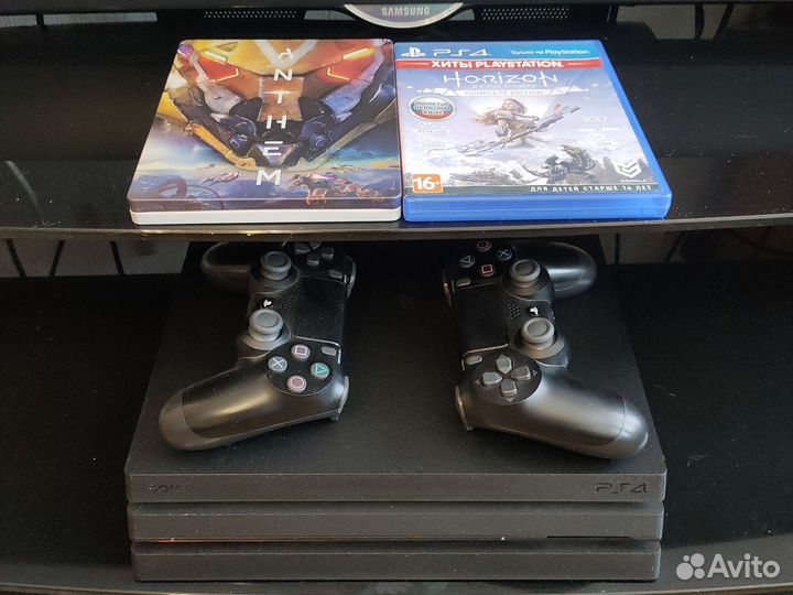 Sony playstation 4 pro 1tb с играми