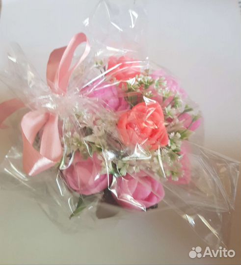 Букет цветов из мыла