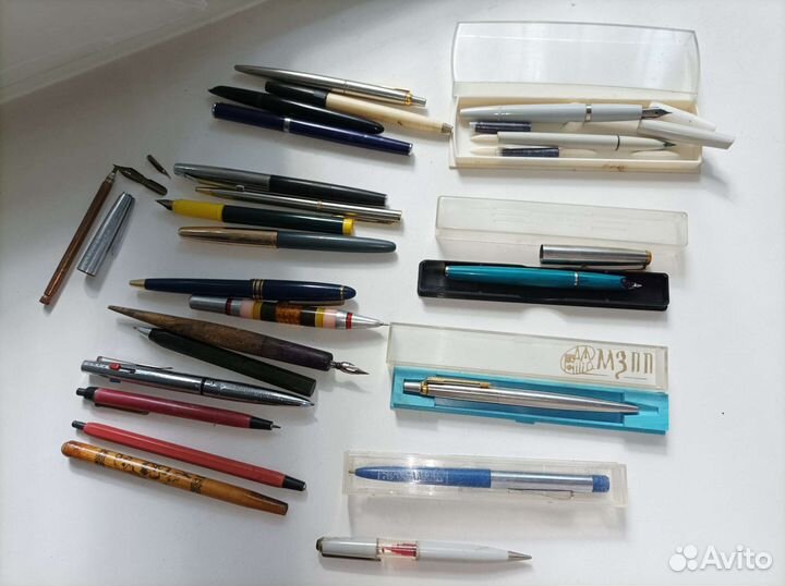 Перьевые и шариковые ручки СССР