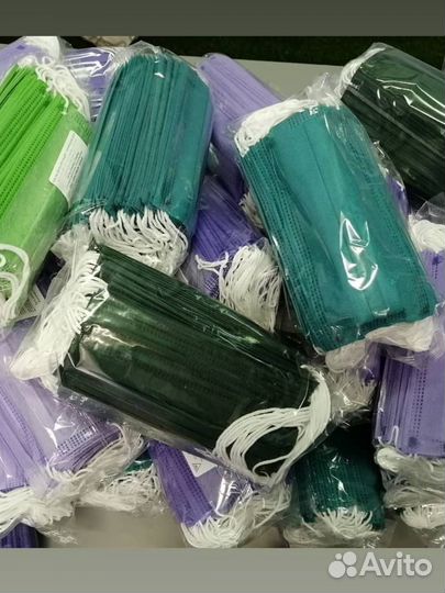 Маска медицинская одноразовая