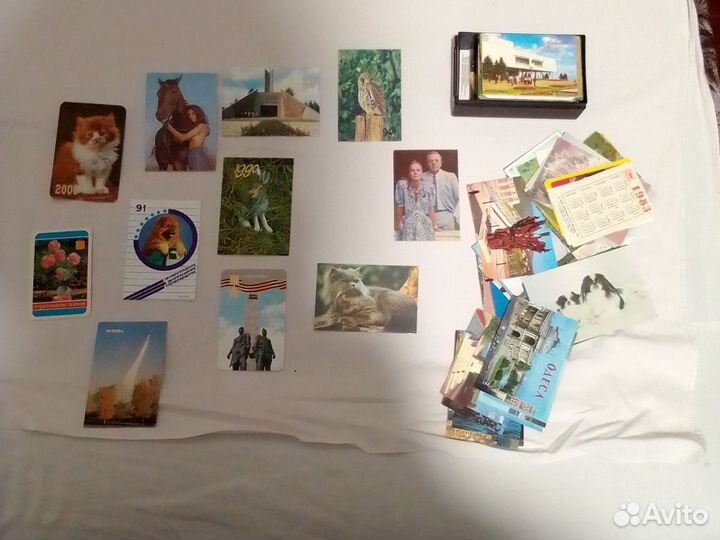 Календарики 80-90х годов