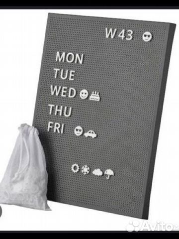 IKEA svensas доска с буквами