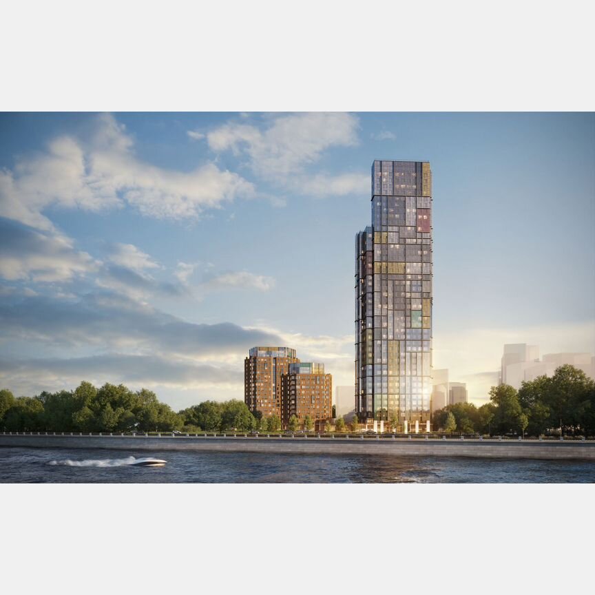 2-к. квартира, 54,4 м², 25/43 эт.