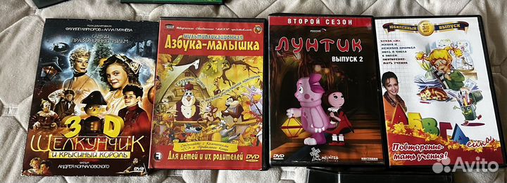 12 дисков(мультики)