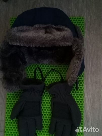 Шапки, перчатки, от 3 до 7 летЦена за все