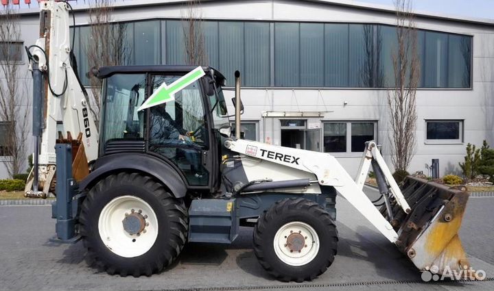 Стекло кузовное заднее правое для Terex 860