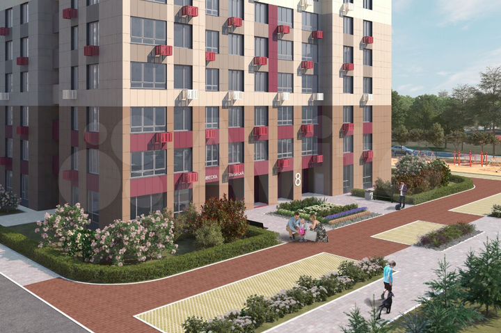 1-к. квартира, 27 м², 20/25 эт.