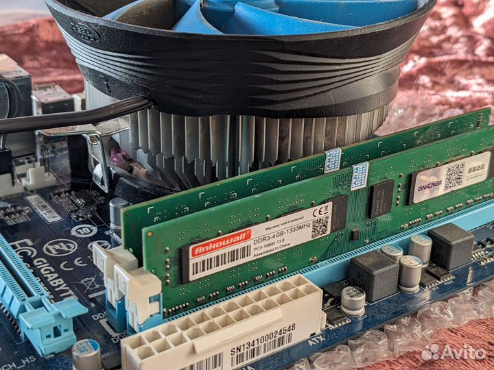 Набор мать, цп, озу, кулер, i5 2500