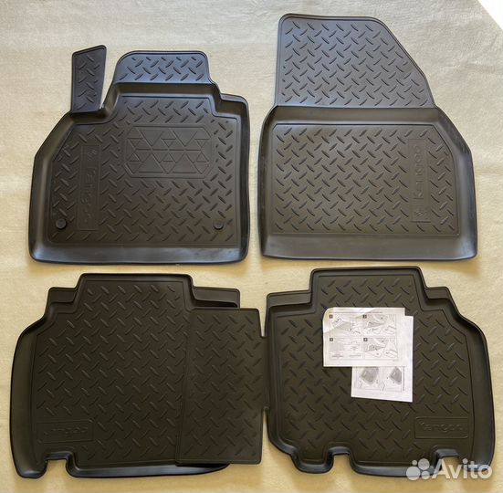Оригинальные полиуретановые ковры Renault Kangoo 2