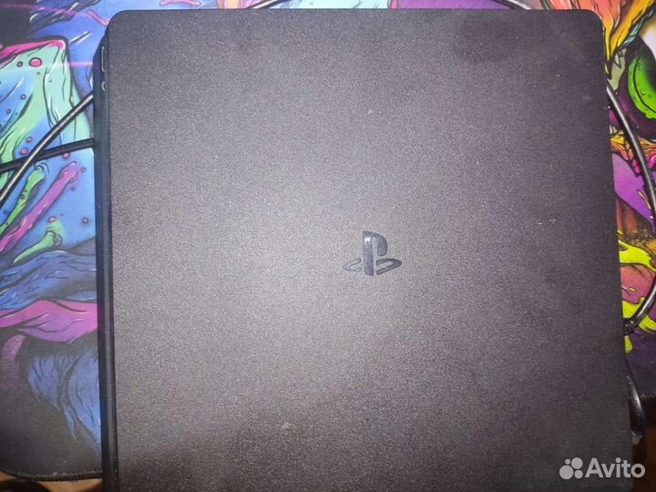Игровая приставка ps4 slim 500 gb геймпад + игры