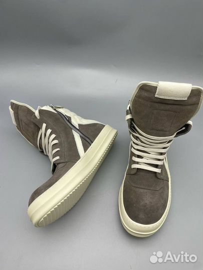 Кеды Rick Owens Strobe Geobasket High 'Dust Milk'