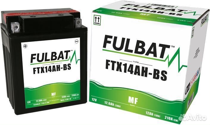 Аккумулятор fulbat FTX14AH-BS