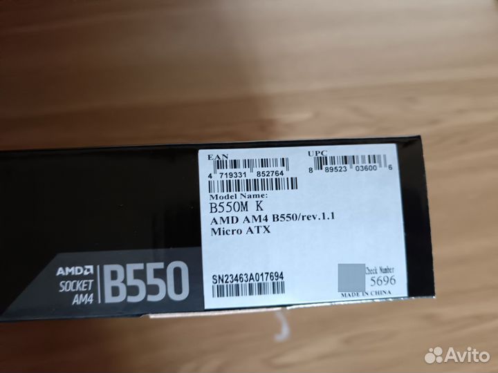 Материнская плата gigabyte B550M K (B550M K)