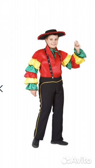 Новогодний костюм для мальчика бразильянец