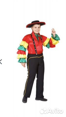 Новогодний костюм для мальчика бразильянец