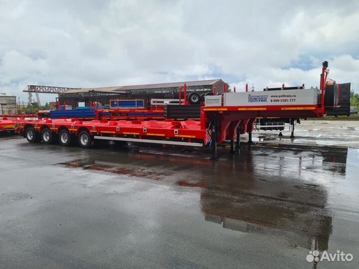 Полуприцеп трал (тяжеловоз) Политранс ТСП 94184, 2023