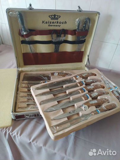 Набор для стейков 6 персон новый