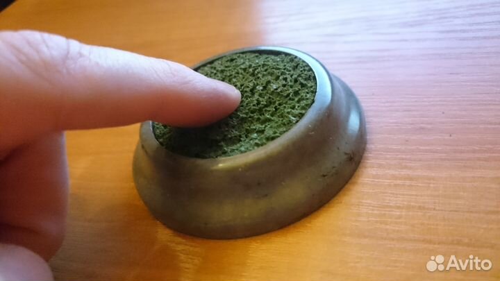 Подушка для смачивания пальцев СССР (1989 г.)