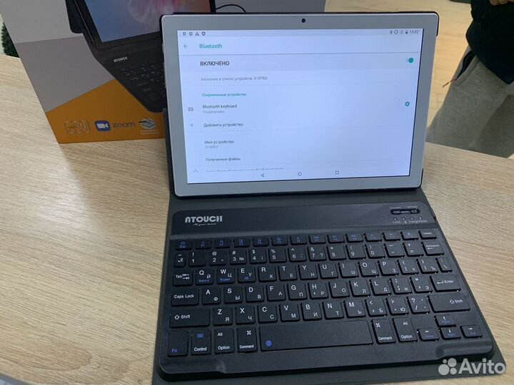Планшет Atouch X19 Pro с клавиатурой 8 /256 gb