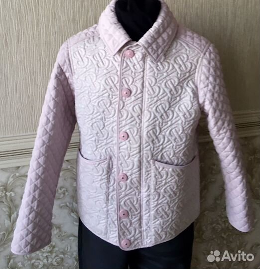 Burberry куртка стеганная для девочки