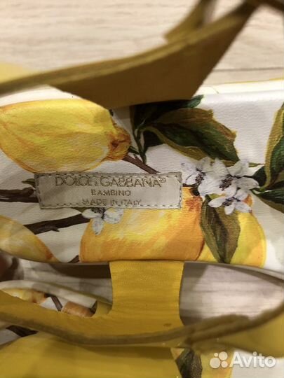 Сандалии для девочки Dolce&Gabbana оригинал