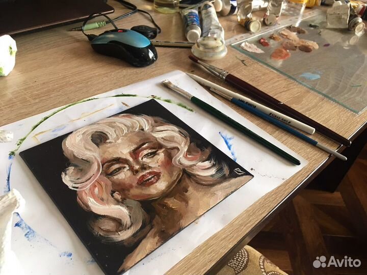 Картина маслом Мэрилин Монро портрет