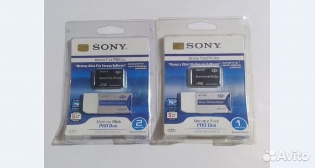 Sony Memory Stick PRO, PRO Duo. Оригинал