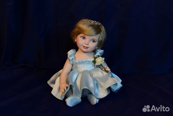 Фарфоровая Кукла Малышка Принцесса Диана