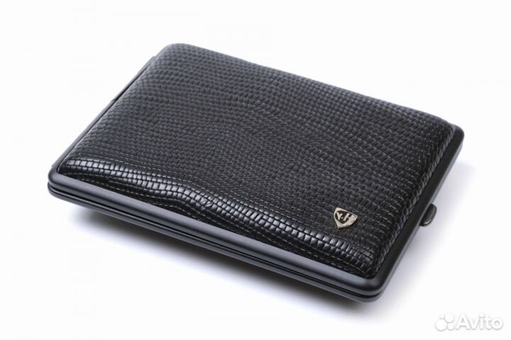 Портсигар Stoll на 20 сигарет, натуральная кожа