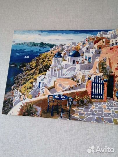 Картина на холсте Санторини