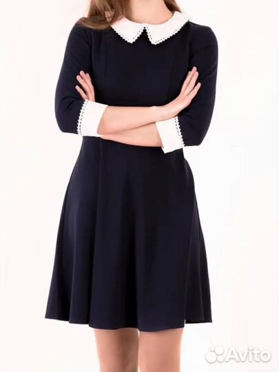 Школьный фартук и платье 44