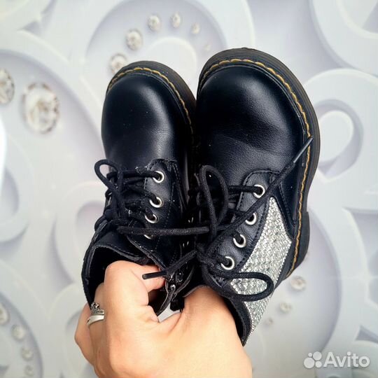 Ботинки кожаные