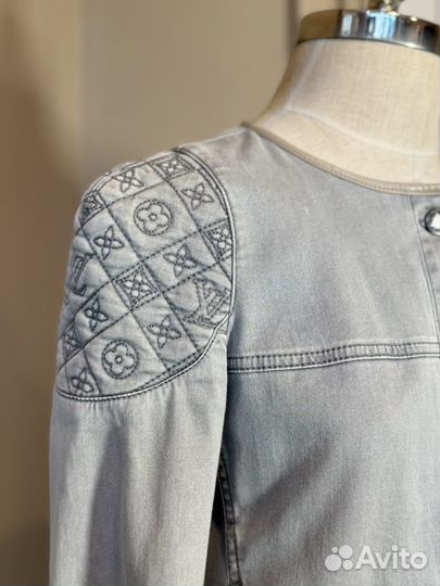 Джинсовая курька Louis vuitton Оригинал