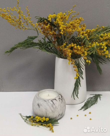 Ароматическая свеча ручной работы