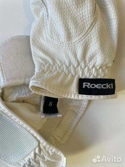 Детские перчатки Roeckl Grip белые 5