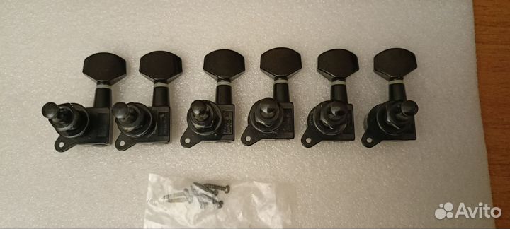 Колки Jin-Ho (Корея) 6 в линию, чёрные/хром