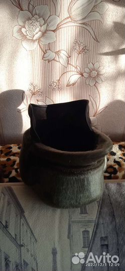 Норковая шапка мужская новая