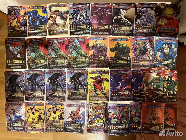 Карточки Человек паук Ультраредкие (366 карт)